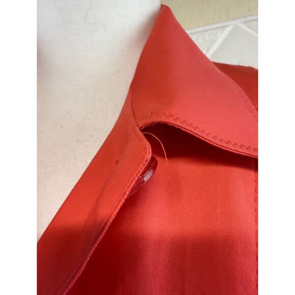 Requirements Size 6 Blazer Jacket LINED 4 button Collar Salmon Peach color - Picture 10 of 14